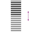 vidaXL zebrafüggönnyel fekete szövetszélesség 65,9 cm poliészter