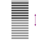 vidaXL zebrafüggönnyel fekete szövetszélesség 100,9 cm poliészter
