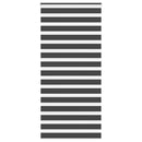 vidaXL zebrafüggönnyel fekete szövetszélesség 110,9 cm poliészter