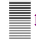 vidaXL zebrafüggönnyel fekete szövetszélesség 120,9 cm poliészter