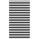 vidaXL zebrafüggönnyel fekete szövetszélesség 125,9 cm poliészter