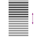 vidaXL zebrafüggönnyel fekete szövetszélesség 125,9 cm poliészter