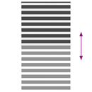 vidaXL zebrafüggönnyel fekete szövetszélesség 130,9 cm poliészter