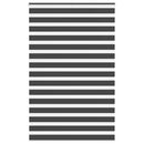 vidaXL zebrafüggönnyel fekete szövetszélesség 135,9 cm poliészter