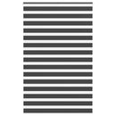 vidaXL zebrafüggönnyel fekete szövetszélesség 140,9 cm poliészter