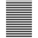 vidaXL zebrafüggönnyel fekete szövetszélesség 150,9 cm poliészter