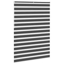 vidaXL zebrafüggönnyel fekete szövetszélesség 150,9 cm poliészter