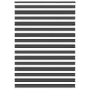 vidaXL zebrafüggönnyel fekete szövetszélesség 155,9 cm poliészter