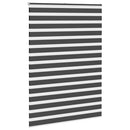 vidaXL zebrafüggönnyel fekete szövetszélesség 155,9 cm poliészter