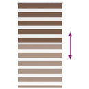 vidaXL zebrafüggönnyel barna szövetszélesség 65,9 cm poliészter