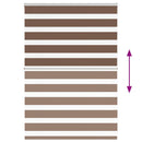 vidaXL zebrafüggönnyel barna szövetszélesség 110,9 cm poliészter