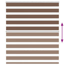 vidaXL zebrafüggönnyel barna szövetszélesség 120,9 cm poliészter