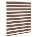 vidaXL zebrafüggönnyel barna szövetszélesség 125,9 cm poliészter