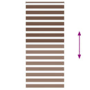 vidaXL zebrafüggönnyel barna szövetszélesség 95,9 cm poliészter