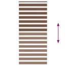 vidaXL zebrafüggönnyel barna szövetszélesség 105,9 cm poliészter