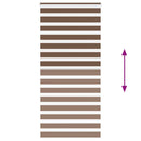 vidaXL zebrafüggönnyel barna szövetszélesség 110,9 cm poliészter
