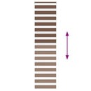 vidaXL zebrafüggönnyel barna szövetszélesség 55,9 cm poliészter