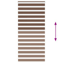 vidaXL zebrafüggönnyel barna szövetszélesség 100,9 cm poliészter