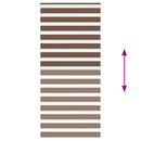 vidaXL zebrafüggönnyel barna szövetszélesség 110,9 cm poliészter