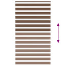 vidaXL zebrafüggönnyel barna szövetszélesség 120,9 cm poliészter