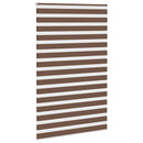 vidaXL zebrafüggönnyel barna szövetszélesség 135,9 cm poliészter