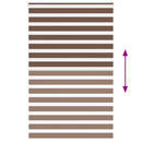 vidaXL zebrafüggönnyel barna szövetszélesség 140,9 cm poliészter