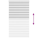 vidaXL zebrafüggönnyel 120x200 cm szövetszélesség 115,9cm poliészter