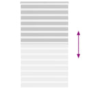 vidaXL zebrafüggönnyel 130x200 cm szövetszélesség 125,9cm poliészter