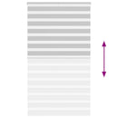 vidaXL zebrafüggönnyel 130x230 cm szövetszélesség 125,9cm poliészter