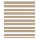 vidaXL zebrafüggönnyel homokbarna szövetszélesség 115,9 cm poliészter