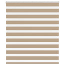 vidaXL zebrafüggönnyel homokbarna szövetszélesség 130,9 cm poliészter