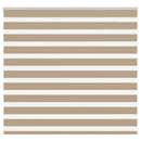 vidaXL zebrafüggönnyel homokbarna szövetszélesség 150,9 cm poliészter