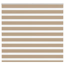 vidaXL zebrafüggönnyel homokbarna szövetszélesség 160,9 cm poliészter