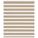 vidaXL zebrafüggönnyel homokbarna szövetszélesség 120,9 cm poliészter