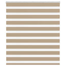 vidaXL zebrafüggönnyel homokbarna szövetszélesség 130,9 cm poliészter