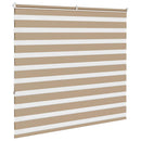 vidaXL zebrafüggönnyel homokbarna szövetszélesség 155,9 cm poliészter
