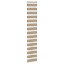 vidaXL zebrafüggönnyel homokbarna szövetszélesség 40,9 cm poliészter