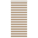 vidaXL zebrafüggönnyel homokbarna szövetszélesség 105,9 cm poliészter