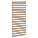 vidaXL zebrafüggönnyel homokbarna szövetszélesség 105,9 cm poliészter