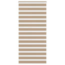 vidaXL zebrafüggönnyel homokbarna szövetszélesség 110,9 cm poliészter