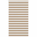 vidaXL zebrafüggönnyel homokbarna szövetszélesség 120,9 cm poliészter