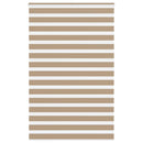 vidaXL zebrafüggönnyel homokbarna szövetszélesség 135,9 cm poliészter