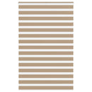 vidaXL zebrafüggönnyel homokbarna szövetszélesség 140,9 cm poliészter