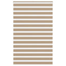 vidaXL zebrafüggönnyel homokbarna szövetszélesség 145,9 cm poliészter