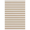 vidaXL zebrafüggönnyel homokbarna szövetszélesség 150,9 cm poliészter