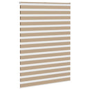 vidaXL zebrafüggönnyel homokbarna szövetszélesség 155,9 cm poliészter