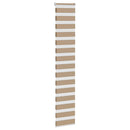 vidaXL zebrafüggönnyel homokbarna szövetszélesség 35,9 cm poliészter