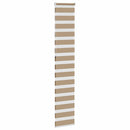 vidaXL zebrafüggönnyel homokbarna szövetszélesség 35,9 cm poliészter