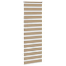 vidaXL zebrafüggönnyel homokbarna szövetszélesség 85,9 cm poliészter