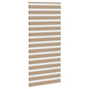 vidaXL zebrafüggönnyel homokbarna szövetszélesség 105,9 cm poliészter